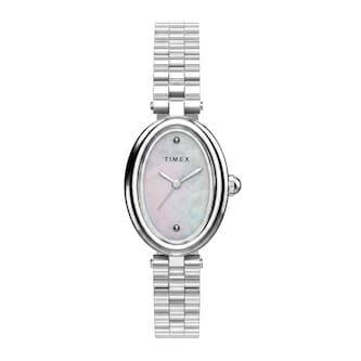 Timex Cavatina Luxe 22mm Ladies Watches Mother Of Pearl