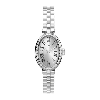Timex Cavatina 19mm Ladies Watches Silver