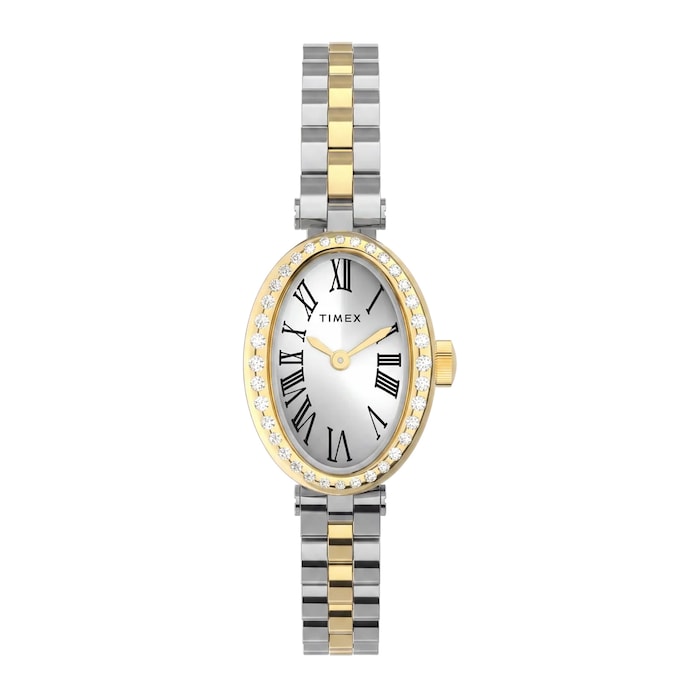 Timex Cavatina 19mm Ladies Watches Silver