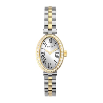 Timex Cavatina 19mm Ladies Watches Silver