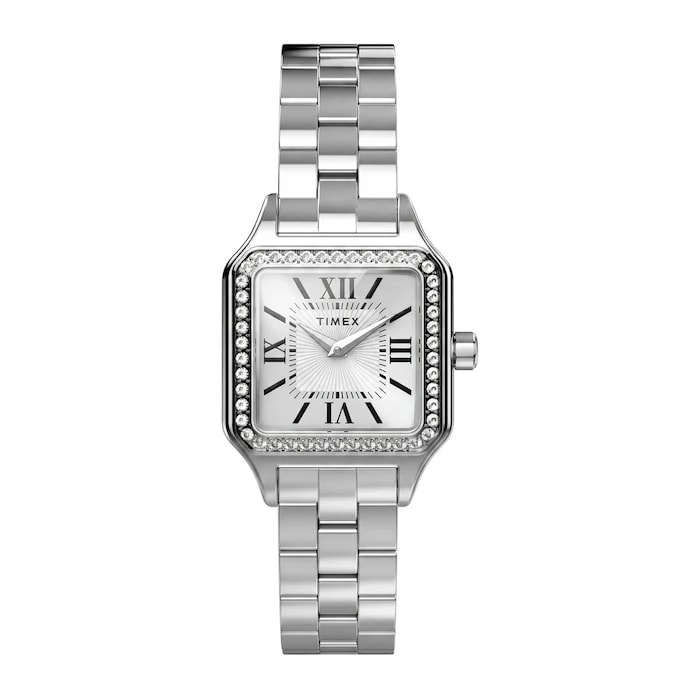 Timex Addison 23mm Ladies Watches Silver