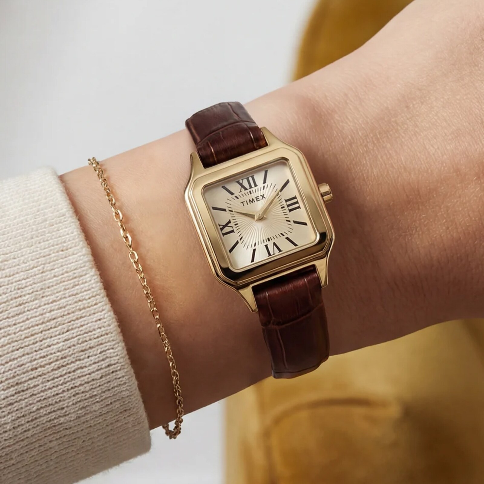 Timex Addison 23mm Ladies Watches Champagne