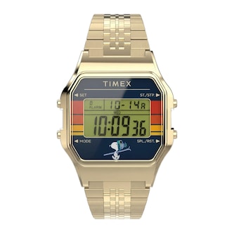 Timex Peanuts x Timex T80 Snoopy Ski 34.5mm Mens Watches