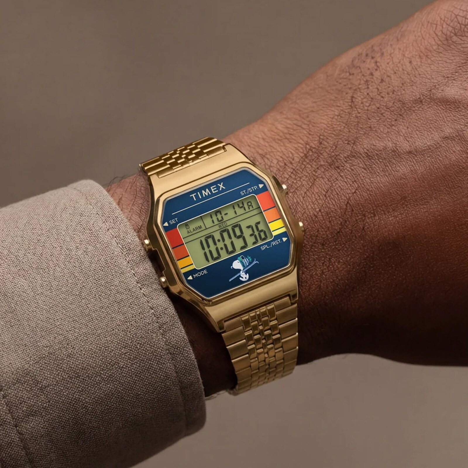 Timex Peanuts x Timex T80 Snoopy Ski 34.5mm Mens Watches
