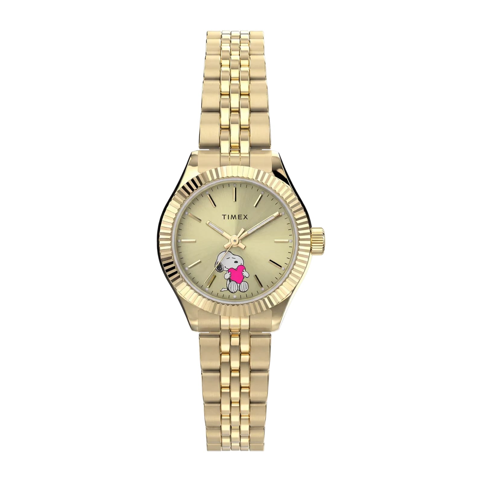 Timex Peanuts x Timex Legacy Mini Heart Hug 25mm Ladies Watches Gold