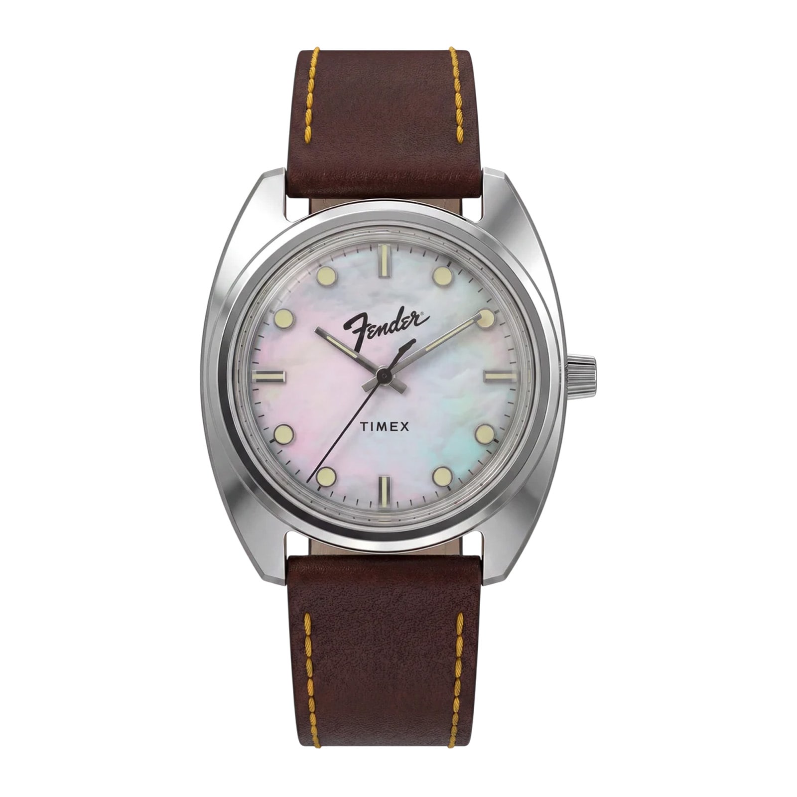 Timex Fender x Timex Stratocaster 37mm Mens Watches Mother Of Pearl
