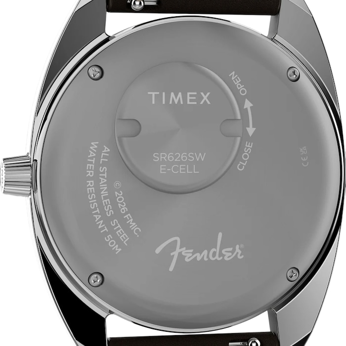 Timex Fender x Timex Stratocaster 37mm Mens Watches Mother Of Pearl