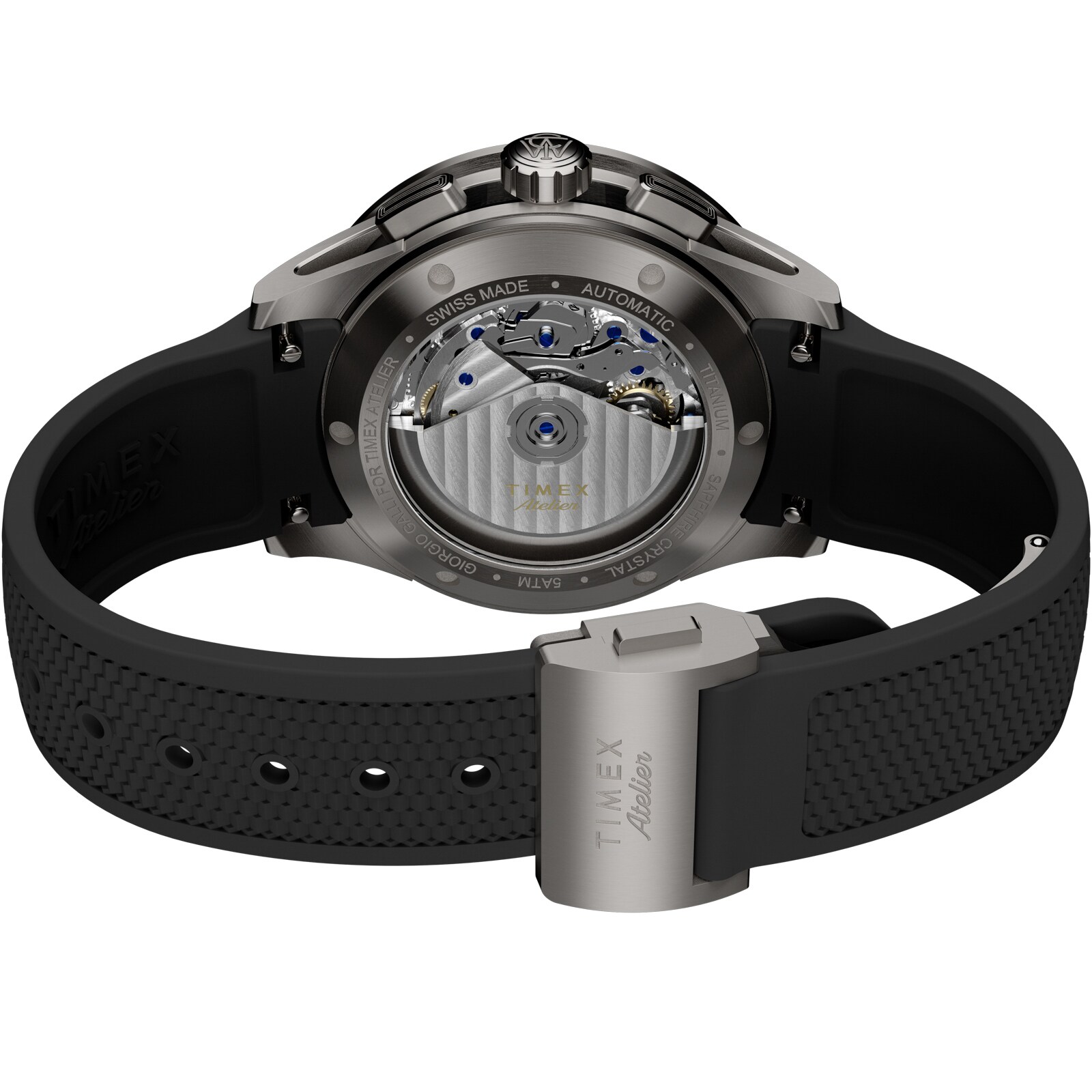 Timex Atelier Chronograph Black Dial Automatic 42mm