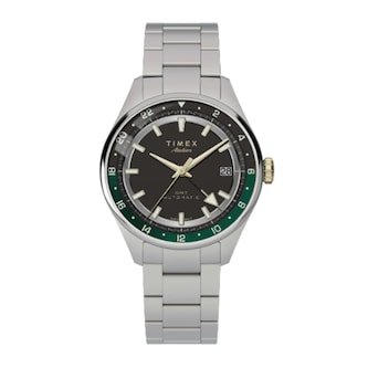 Timex Atelier GMT Première M1a 38mm Mens Watches Black