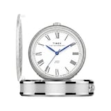 Timex Waterbury America 250 Table Clock 49mm, Stainless Steel
