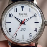 Timex Marlin America 250 34mm, Leather Strap, Men's Watch
