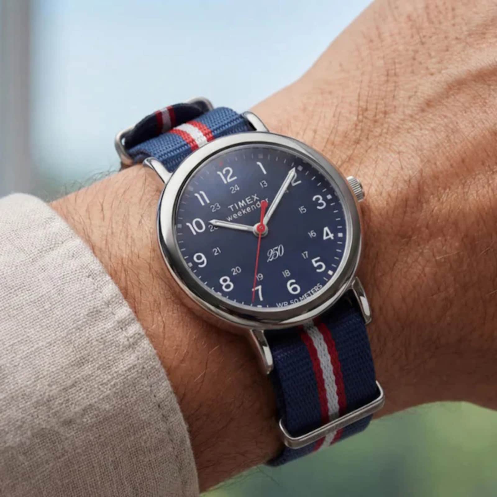 Timex Weekender America 250 40mm, Fabric Strap, Men's Watch