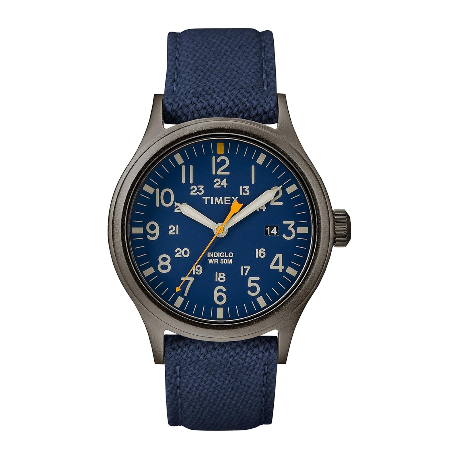Timex Allied Quartz Blue Dial 38mm Mens Watch