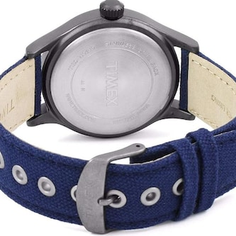 Timex Allied Quartz Blue Dial 38mm Mens Watch Timex Allied Quartz Blue Dial 38mm Mens Watch