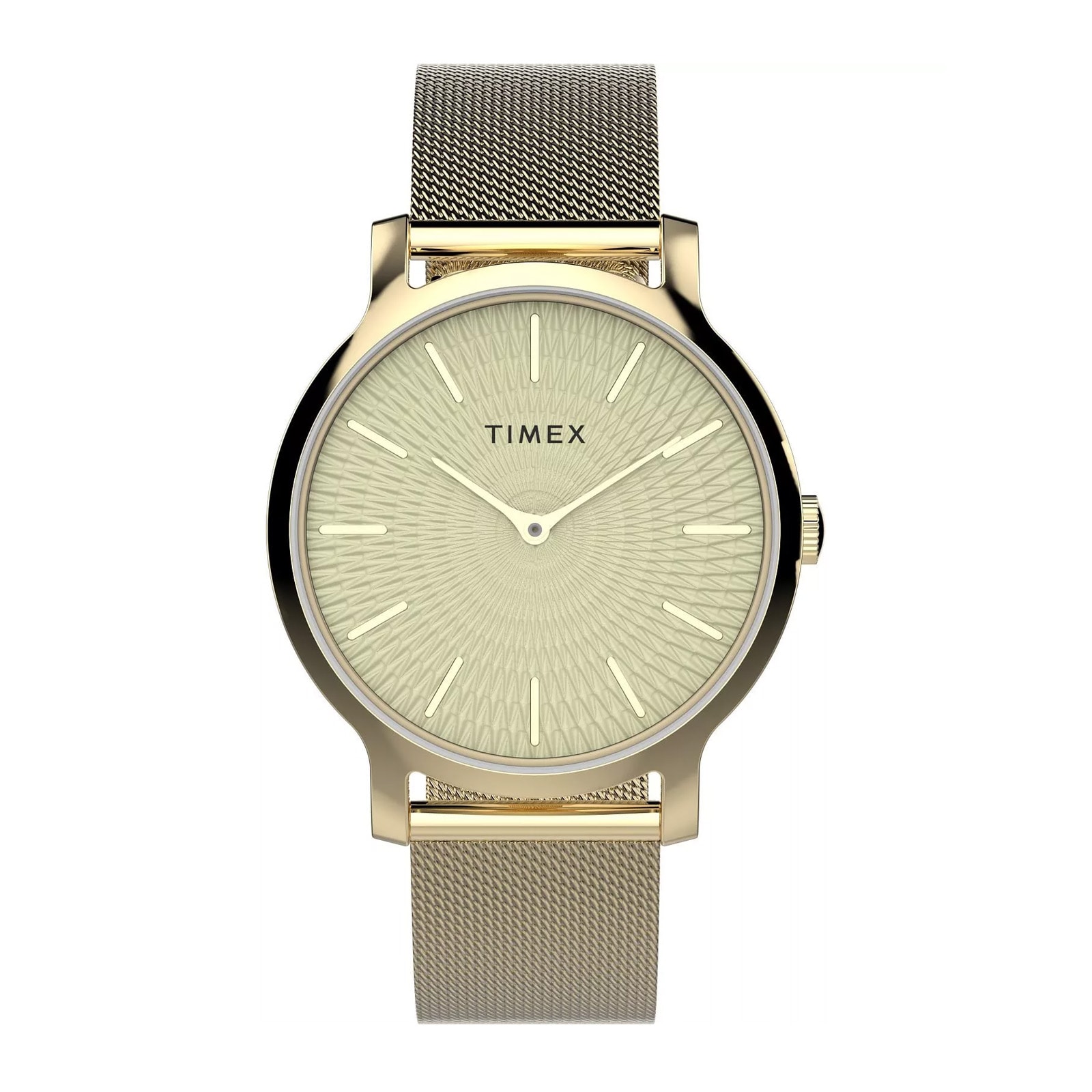 Timex Trend Transcend 34mm Gold Ladies Watch