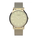 Timex Trend Transcend 34mm Gold Ladies Watch