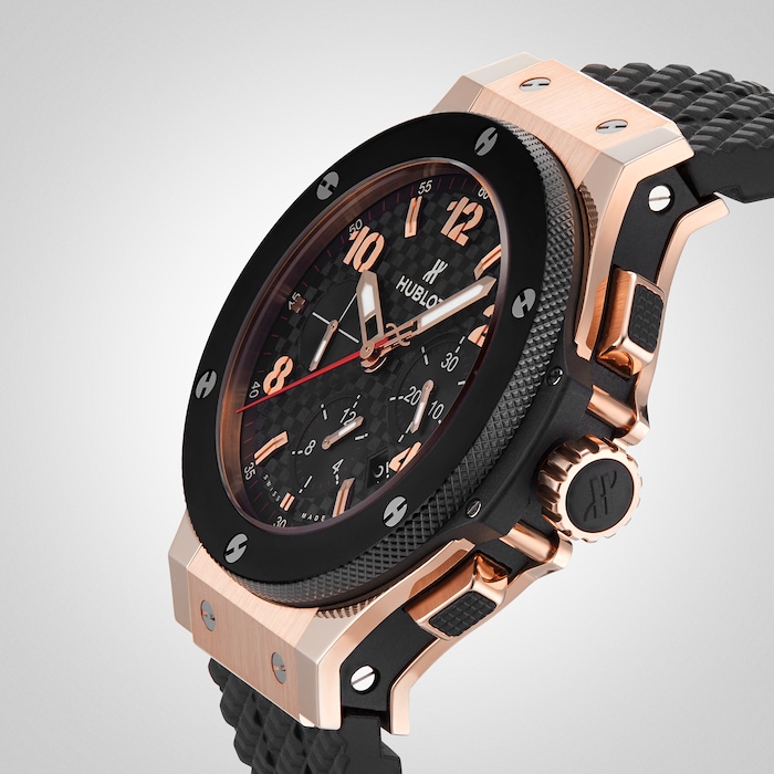 Hublot Big Bang 44mm Chronograph Rose Gold Diamond Set 301.PB.131.RX