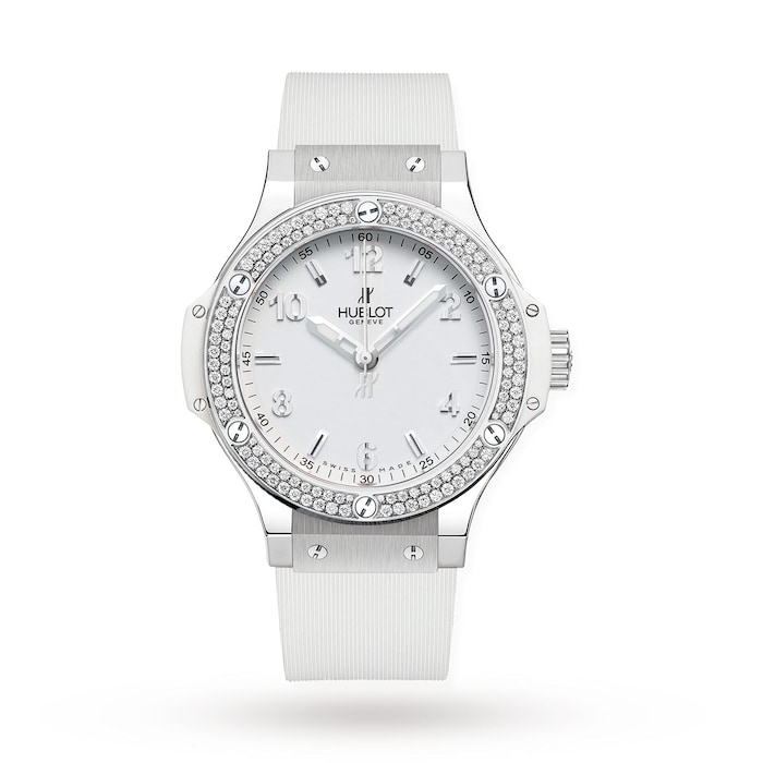 Hublot Big Bang Steel White Diamonds 38mm