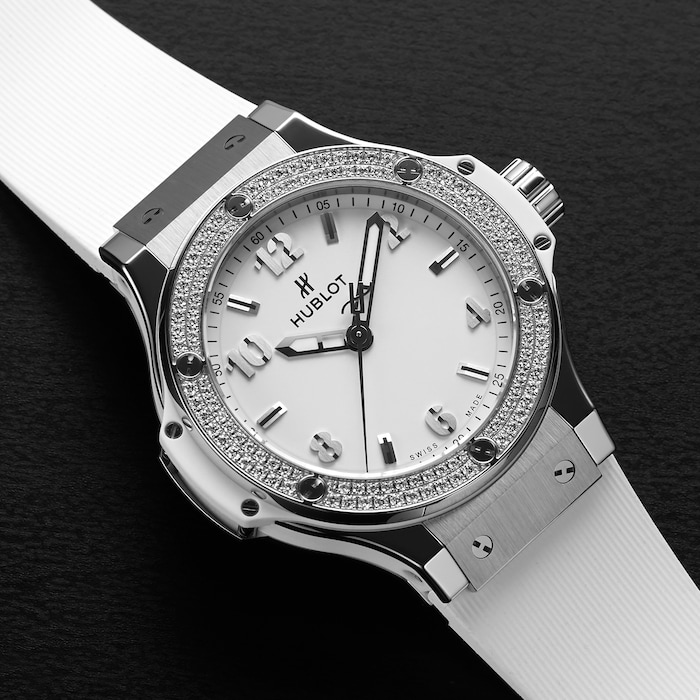 Hublot Big Bang Steel White Diamonds 38mm