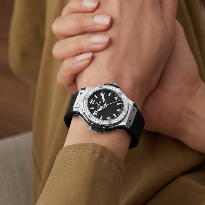Hublot Big Bang Steel Diamonds 38mm