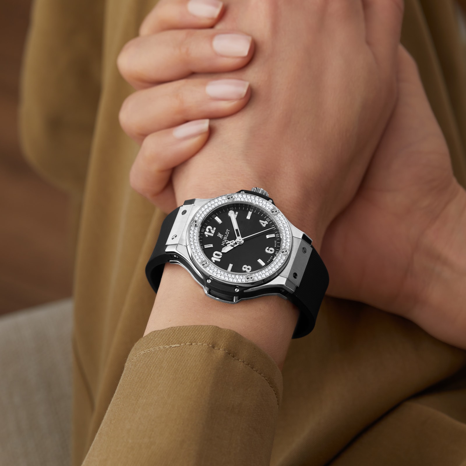 Hublot Big Bang Steel Diamonds 38mm