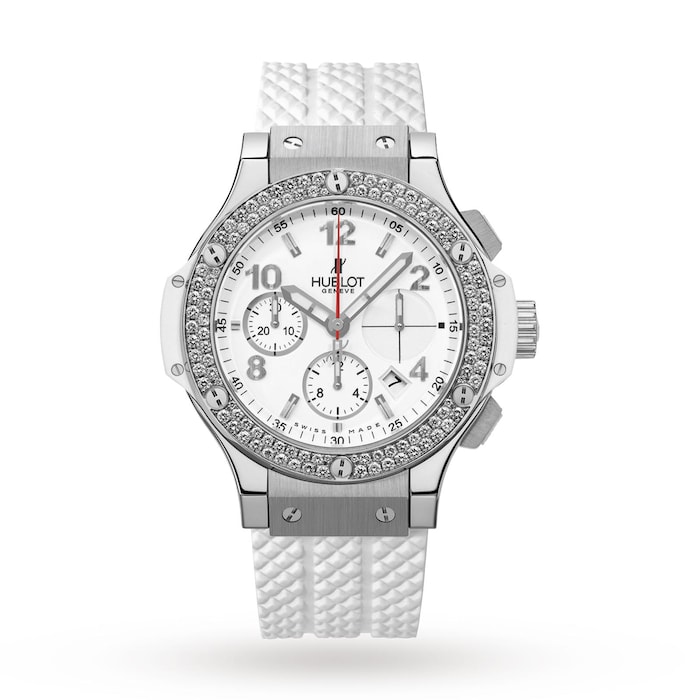 Hublot Big Bang Steel White Diamonds Chronograph 41mm