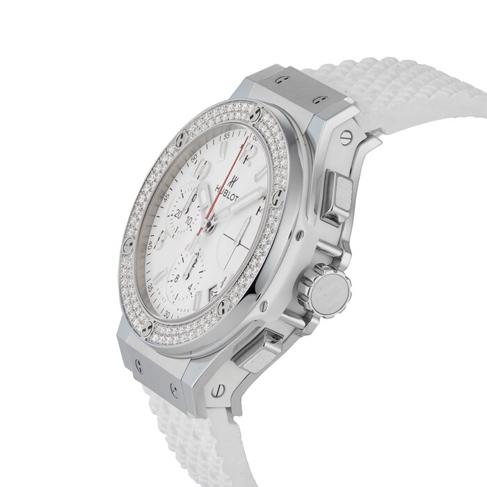 Big Bang Steel White Diamonds 41 mm