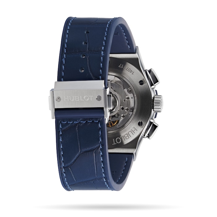 Hublot Classic Fusion Titanium Blue 45mm / 511.NX.7170.LR / Full