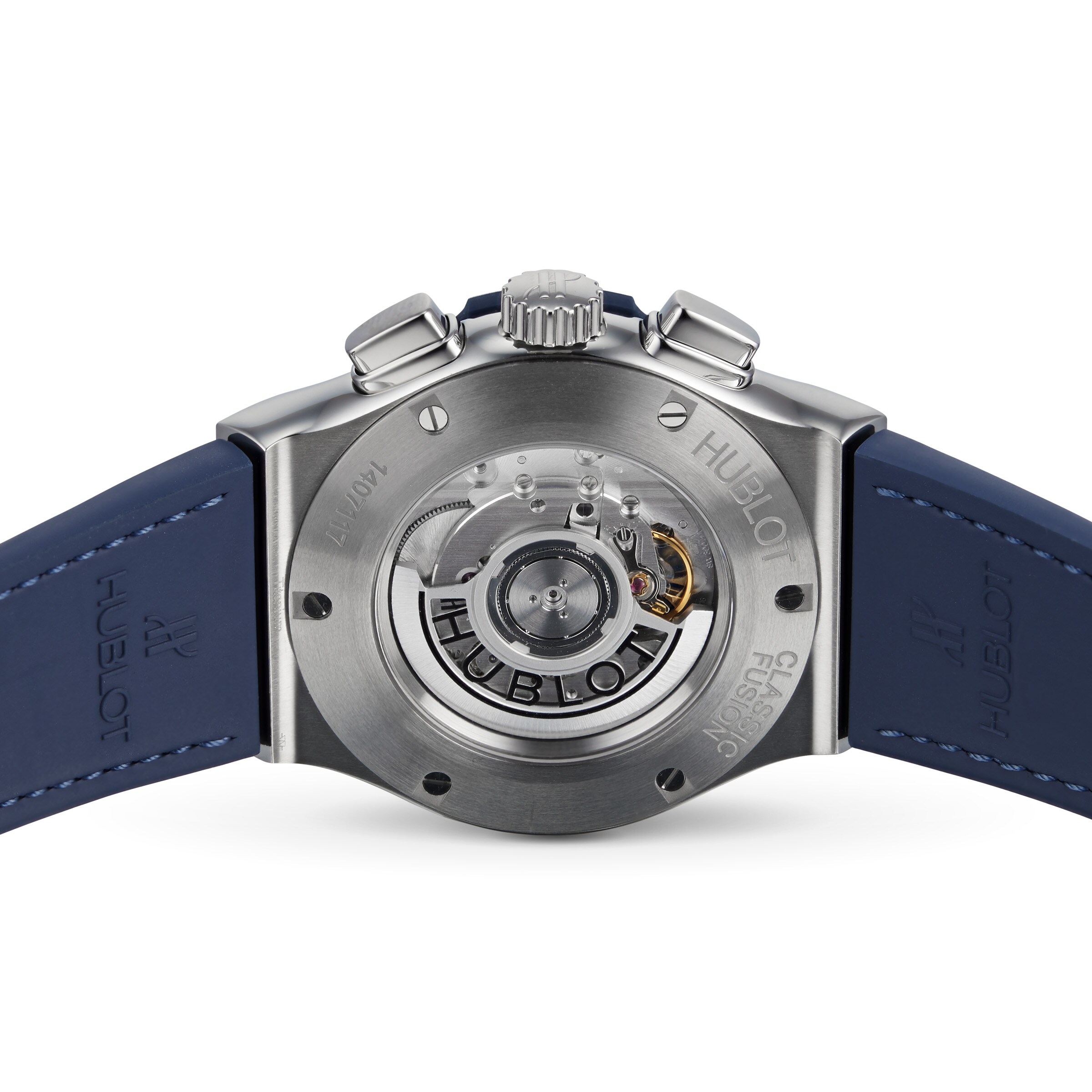 Hublot classic shop fusion blue chronograph