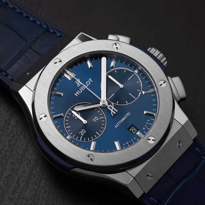 Classic Fusion Titanium Blue 45 mm