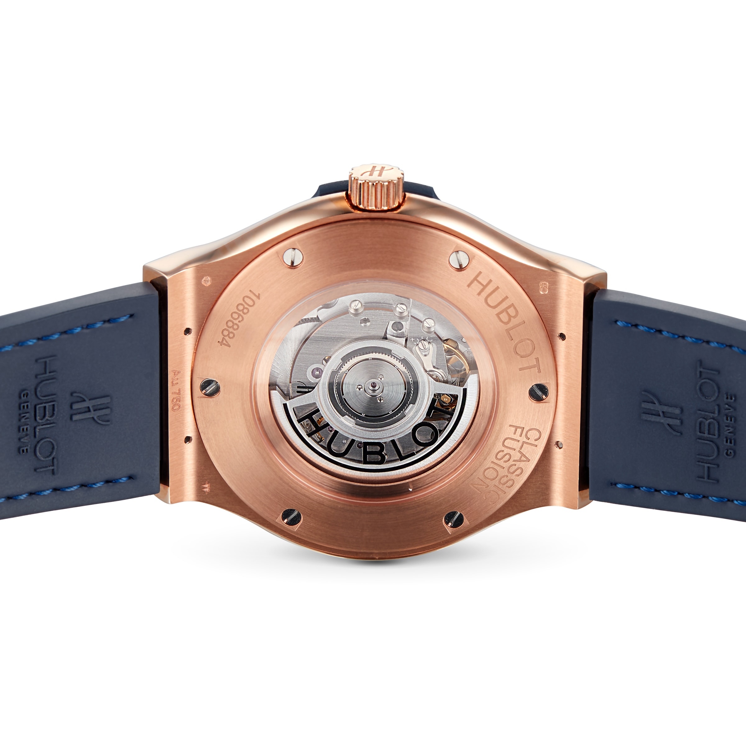 Hublot classic fusion outlet blue chronograph king gold