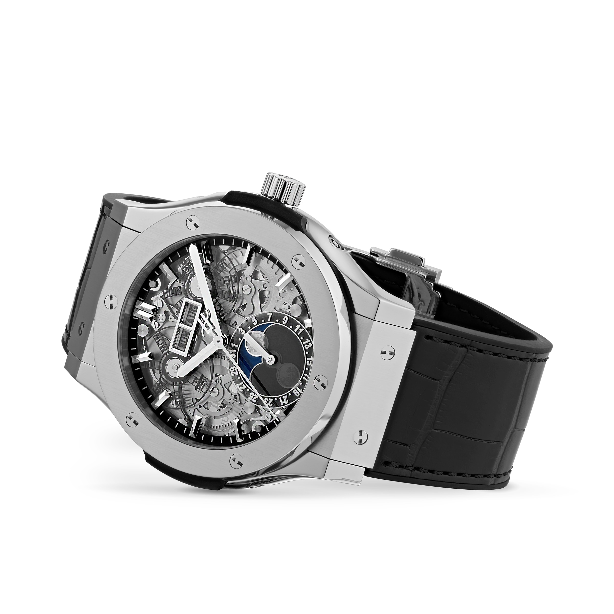 Hublot classic fusion aerofusion moonphase online titanium