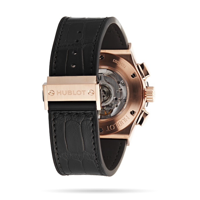 Hublot Vendom 3 Chronograph Rose Gold Brown Leather Strap High Quality Watch  - Billionare Watches