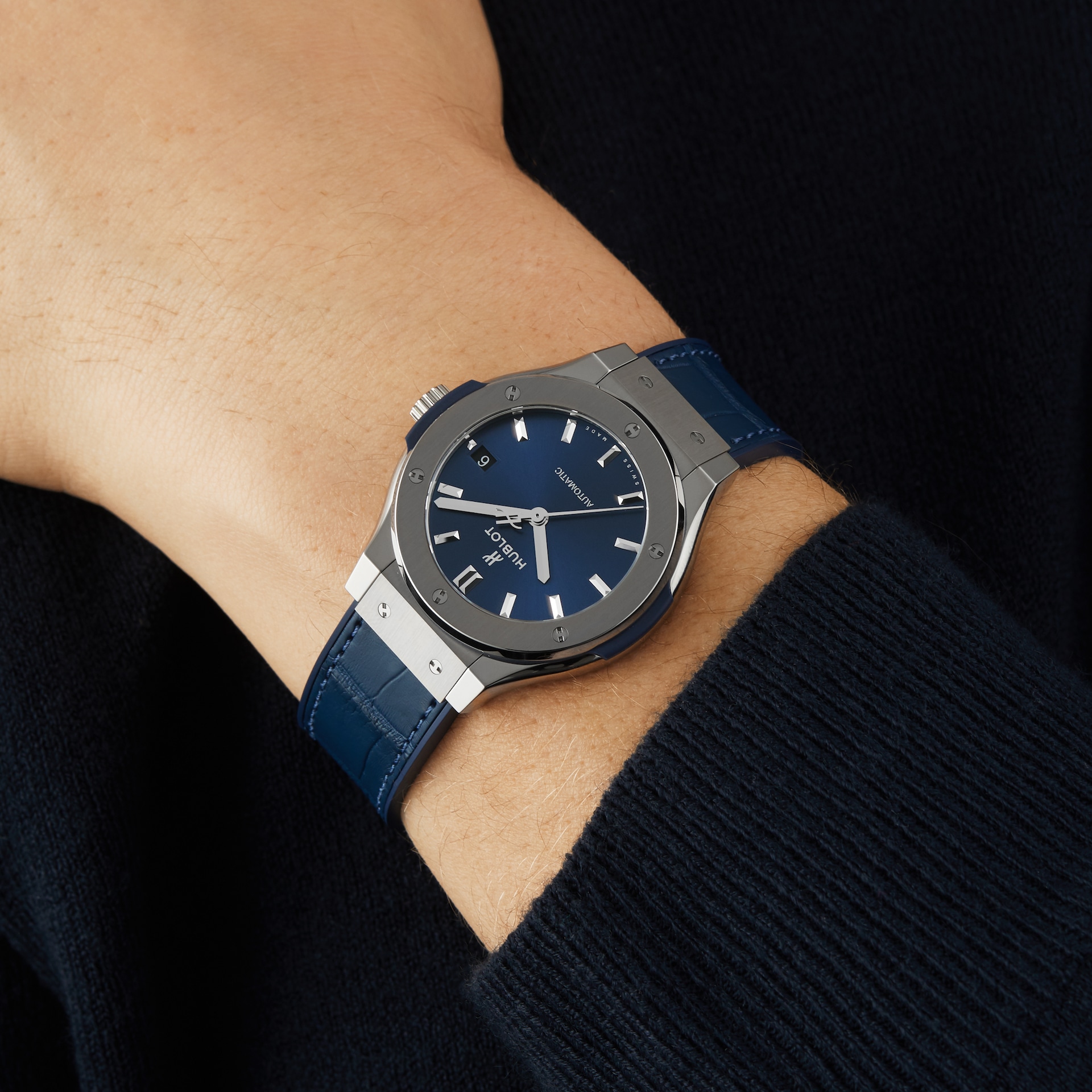 Hublot Classic Fusion Blue Titanium 38mm