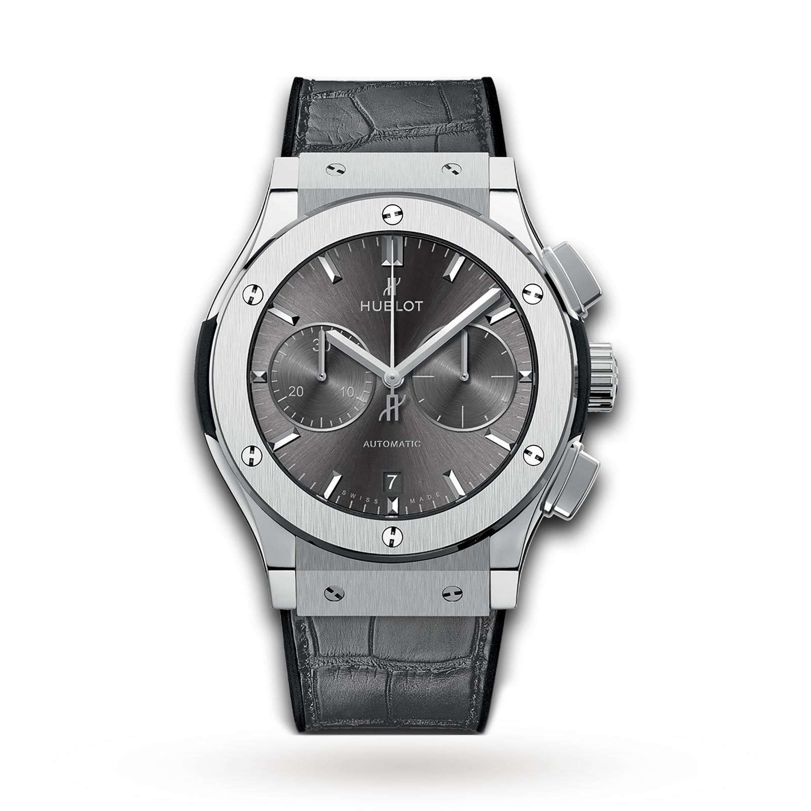 Click to view product details and reviews for Classic Fusion Racing Grey Chronograph Titanium 45mm.