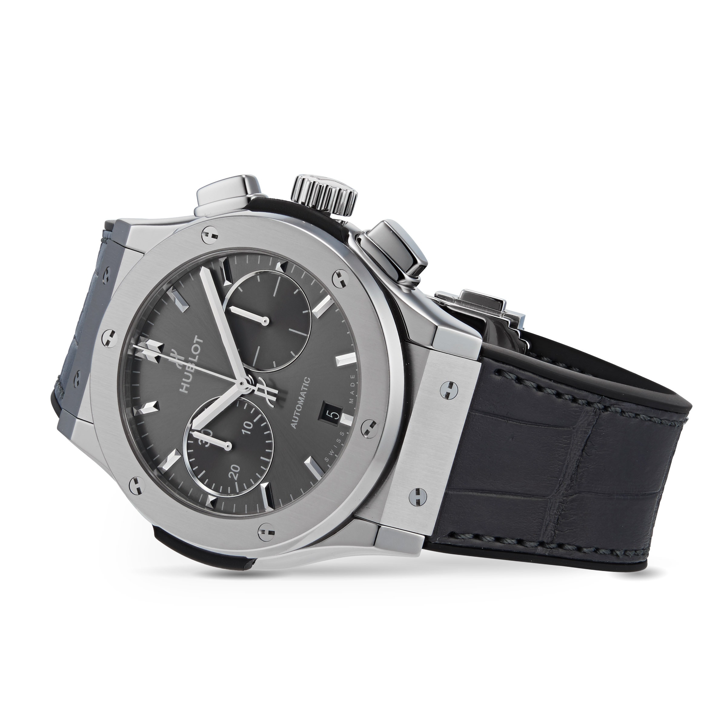 Classic Fusion Racing Grey Chronograph Titanium 45mm