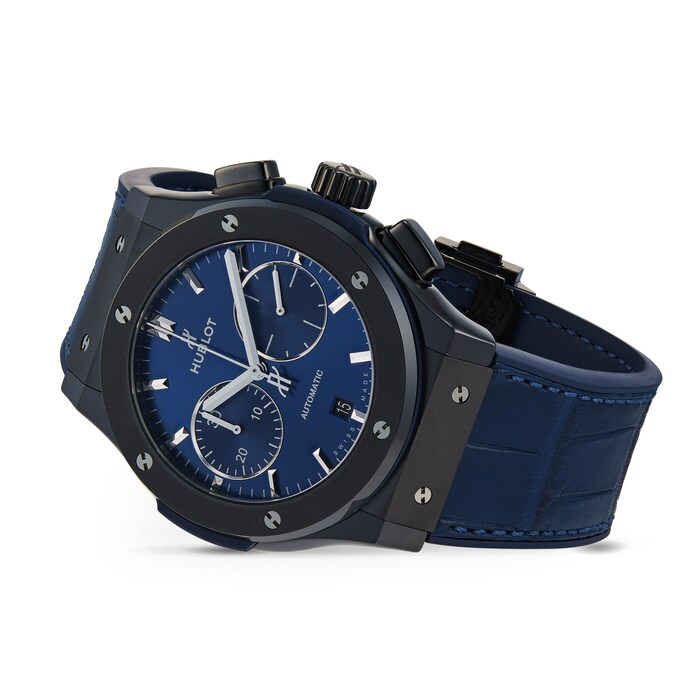 Hublot Classic Fusion Ceramic Blue Chronograph 45mm
