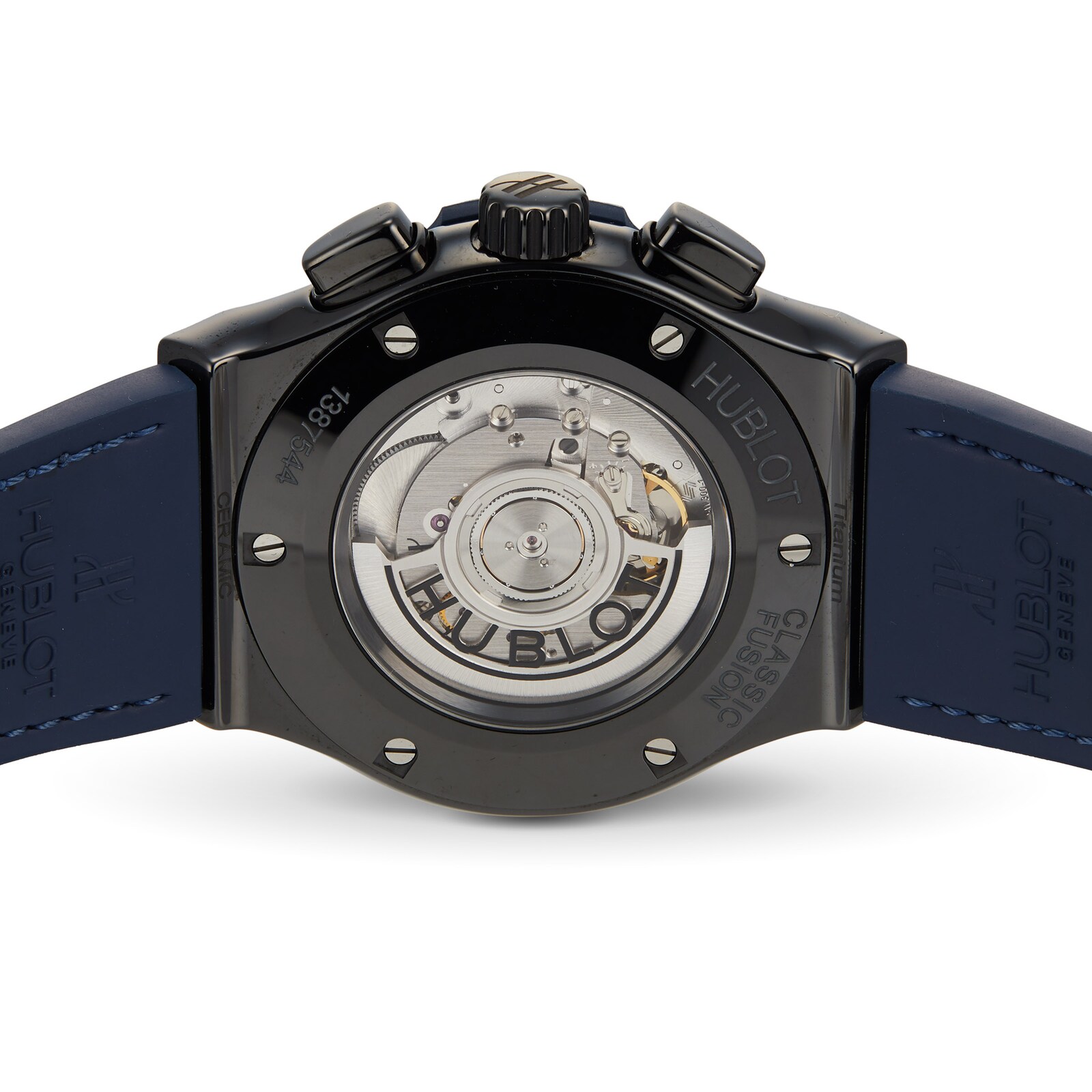 hublot classic fusion blue chronograph