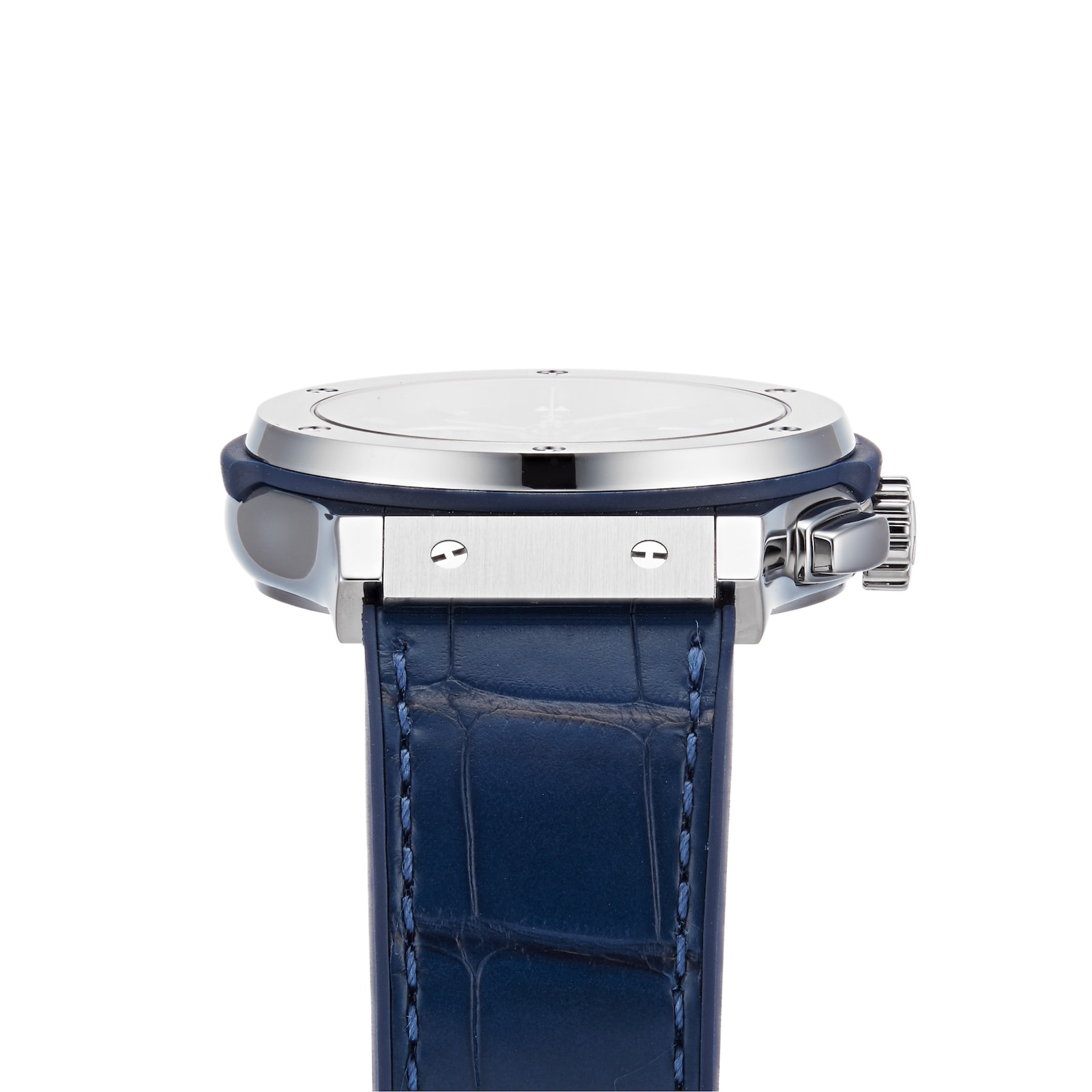 hublot blue chronograph titanium