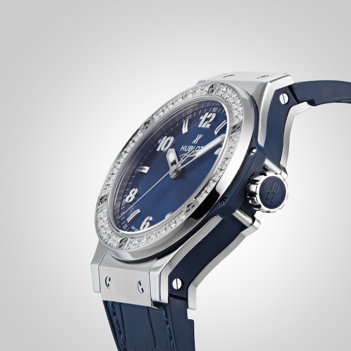 Hublot Big Bang Steel Blue Diamonds 38mm