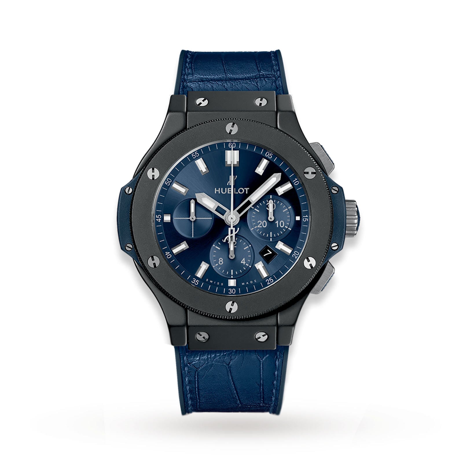 Click to view product details and reviews for Big Bang Ceramic Blue Chronograph 44mm.