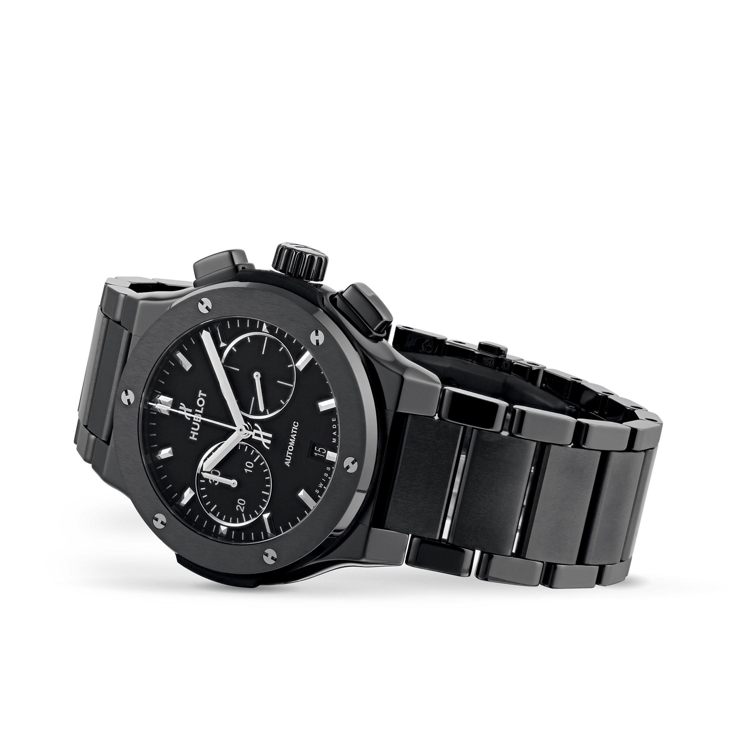 hublot classic fusion chronograph black magic 45mm