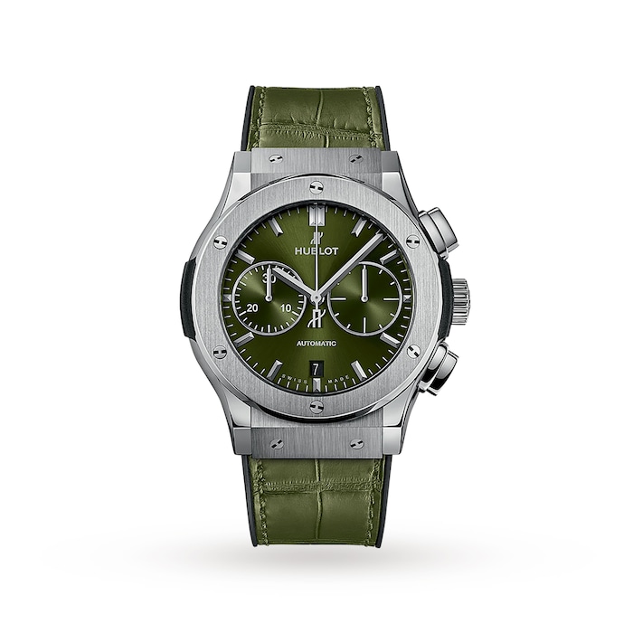 Hublot Classic Fusion Chronograph Titanium Green 45mm