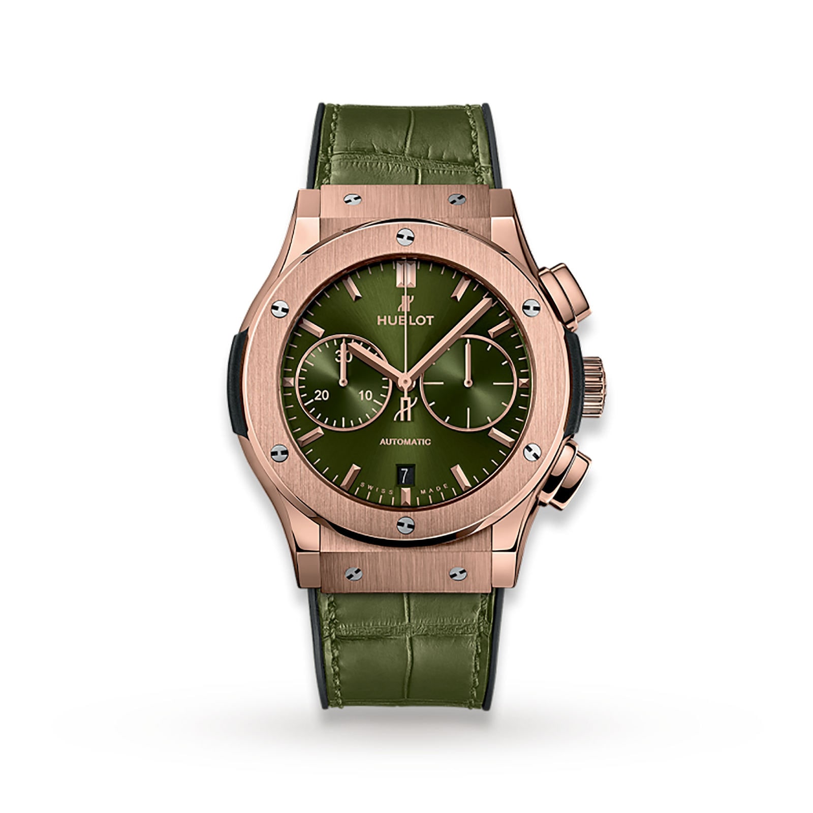 Hublot Classic Fusion Chronograph King Gold Green 45mm