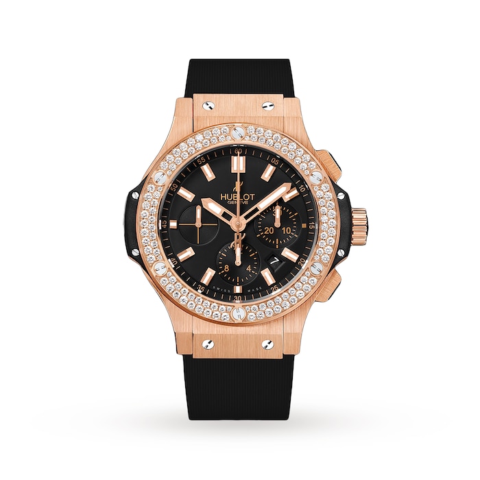 Hublot Big Bang Gold Diamonds Chronograph 44mm