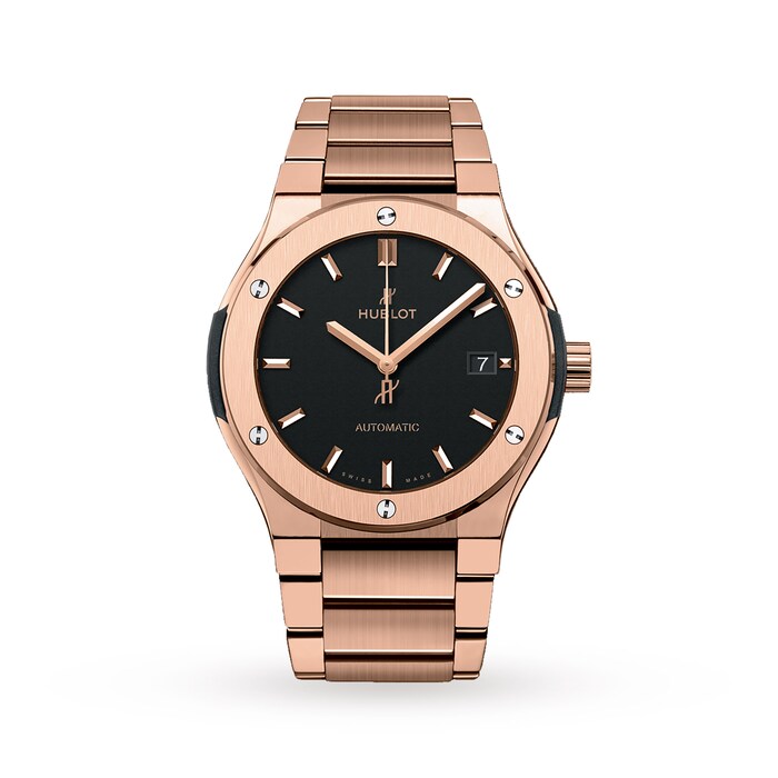  Hublot Classic Fusion 18ct Rose Gold 42mm Mens Watch