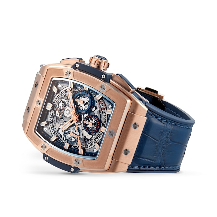 Hublot Spirit of Big Bang King Gold Blue Chronograph 42mm