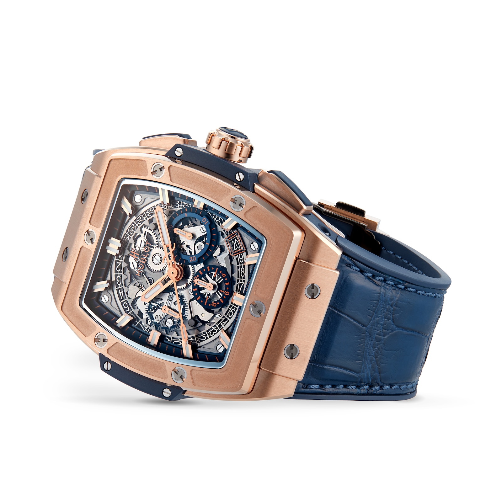 Hublot Spirit of Big Bang King Gold Blue Chronograph 42mm