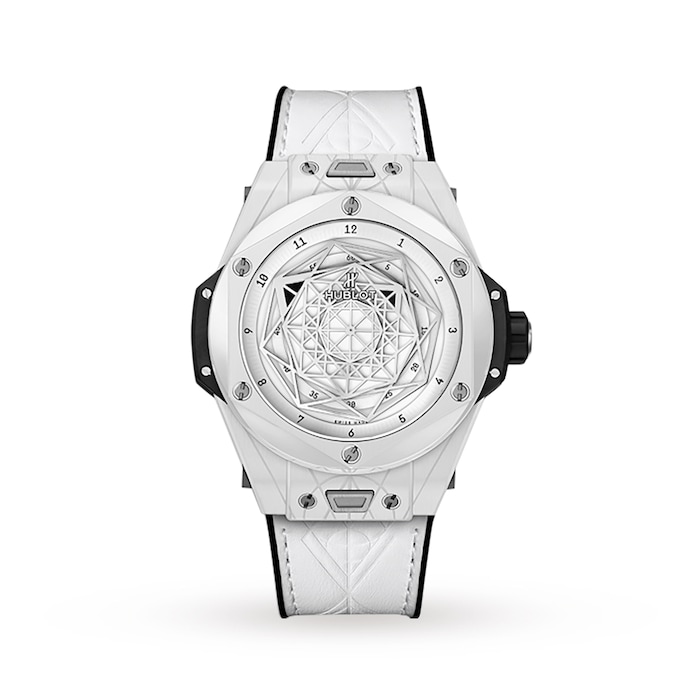 Hublot Big Bang Unico Sang Bleu Ceramic White Automatic 45mm