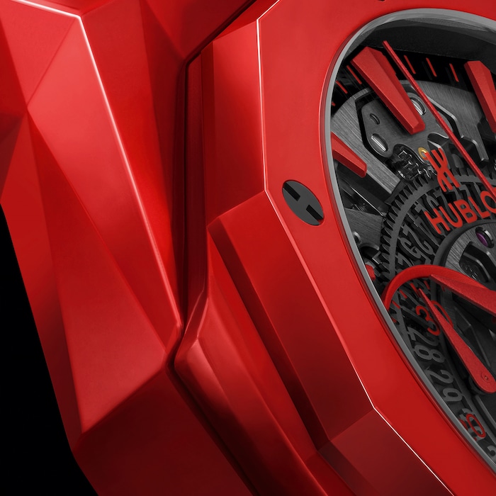 Hublot Classic Fusion Aerofusion Chronograph Orlinski Red Ceramic Automatic 45mm